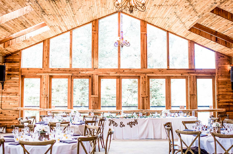 Mountain View Ranch by Wedgewood Weddings Reception Space