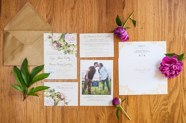 Do you remember what any of the invitations looked like from the weddings you’ve attended?