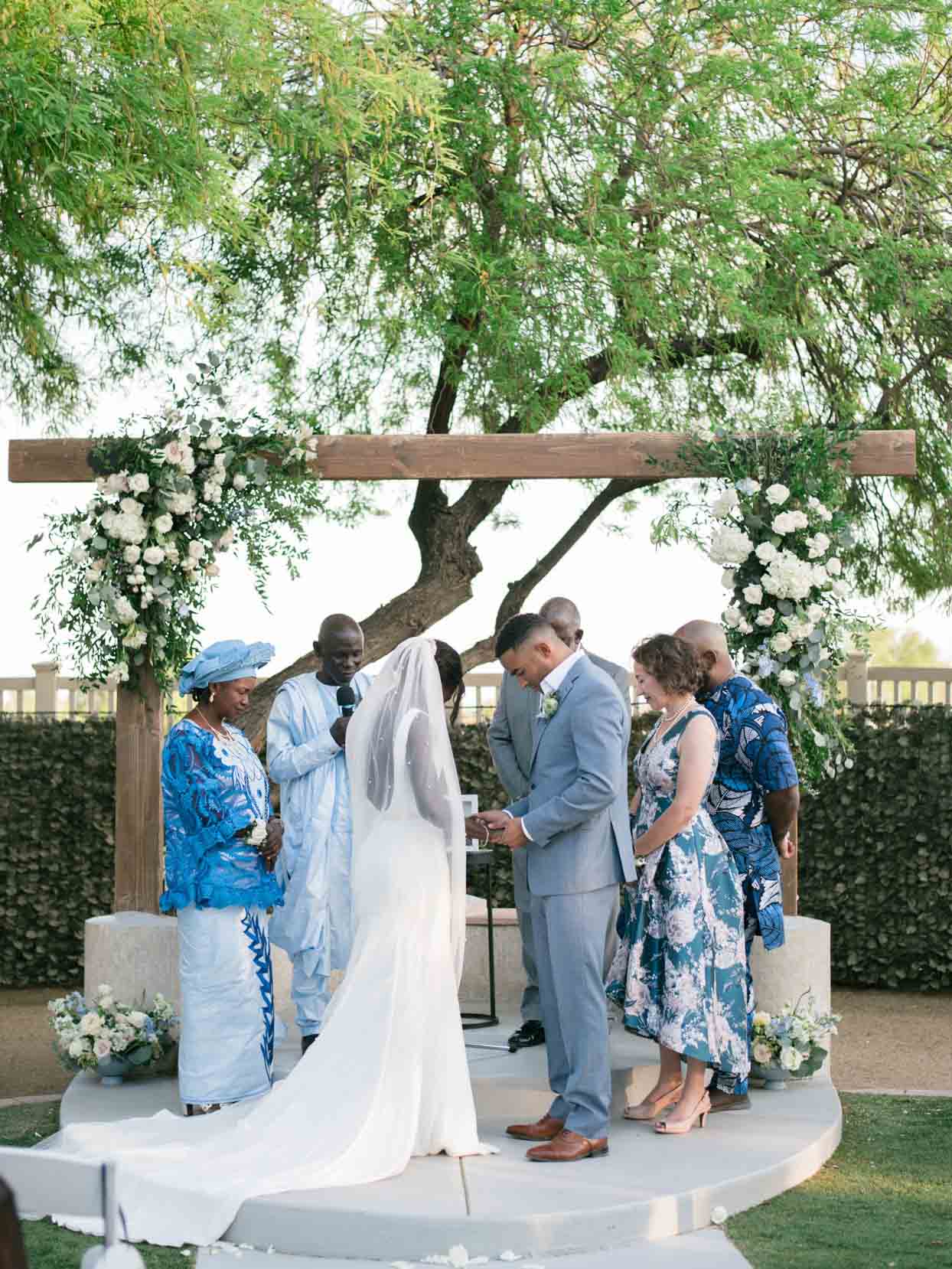The Wedding Ceremony Featured Prayer and Religious Traditions