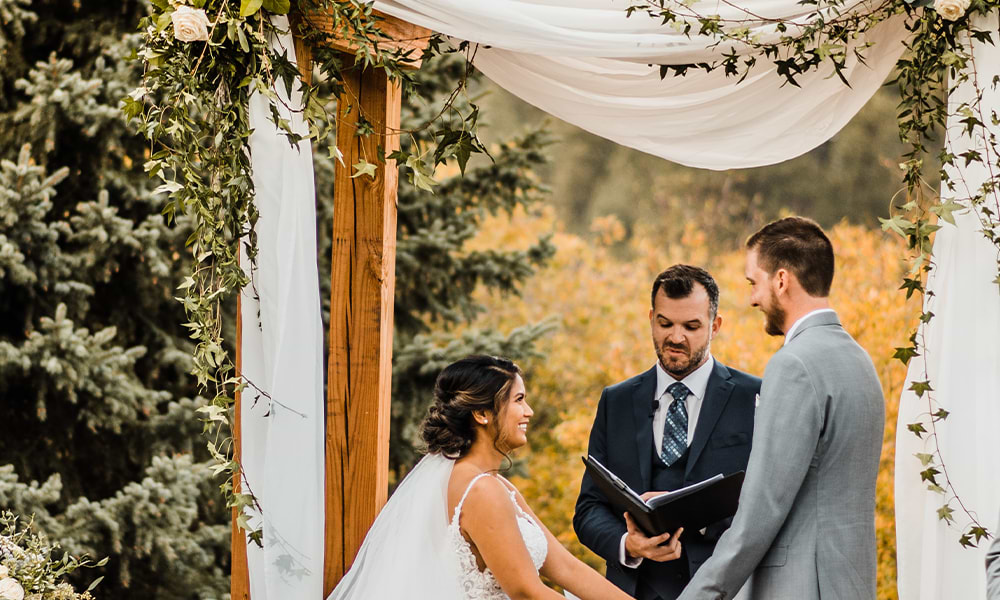 Mountain View Ranch by Wedgewood Weddings Ceremony Altar