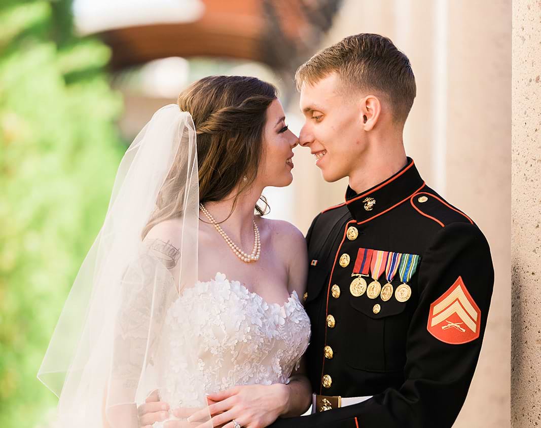Tyler & Dannika's Classic Military Wedding at Ocotillo Oasis