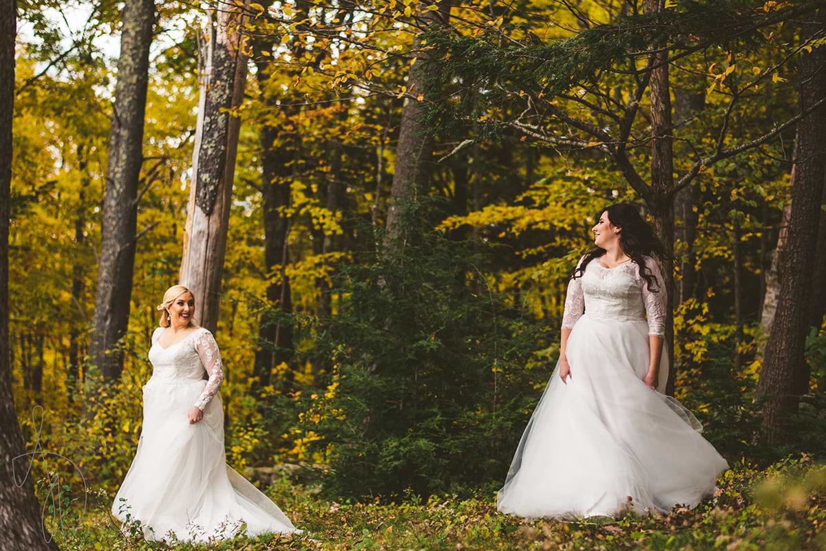 LGBTQ-friendly autumn wedding in New England