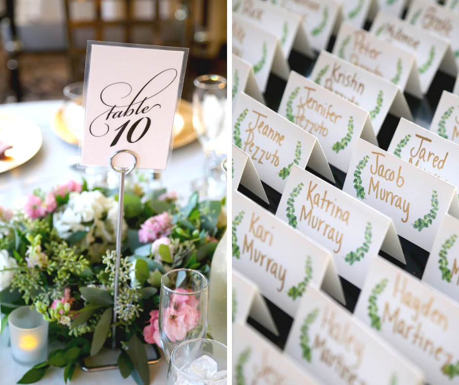 THE BOTANICAL WEDDING DECOR ADDED A TOUCH OF WHIMSY TO THE ENTIRE EVENT