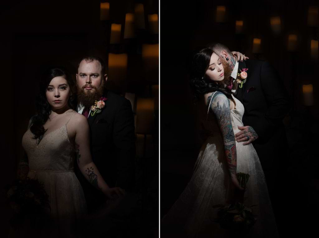 Macabre Wedding Portrait Photography