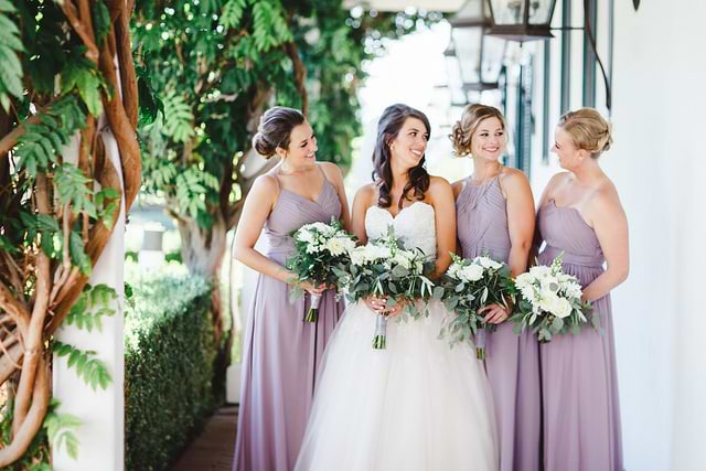 real, wedding, inspiration, bridesmaid, dresses, affordable, chic, outdoors