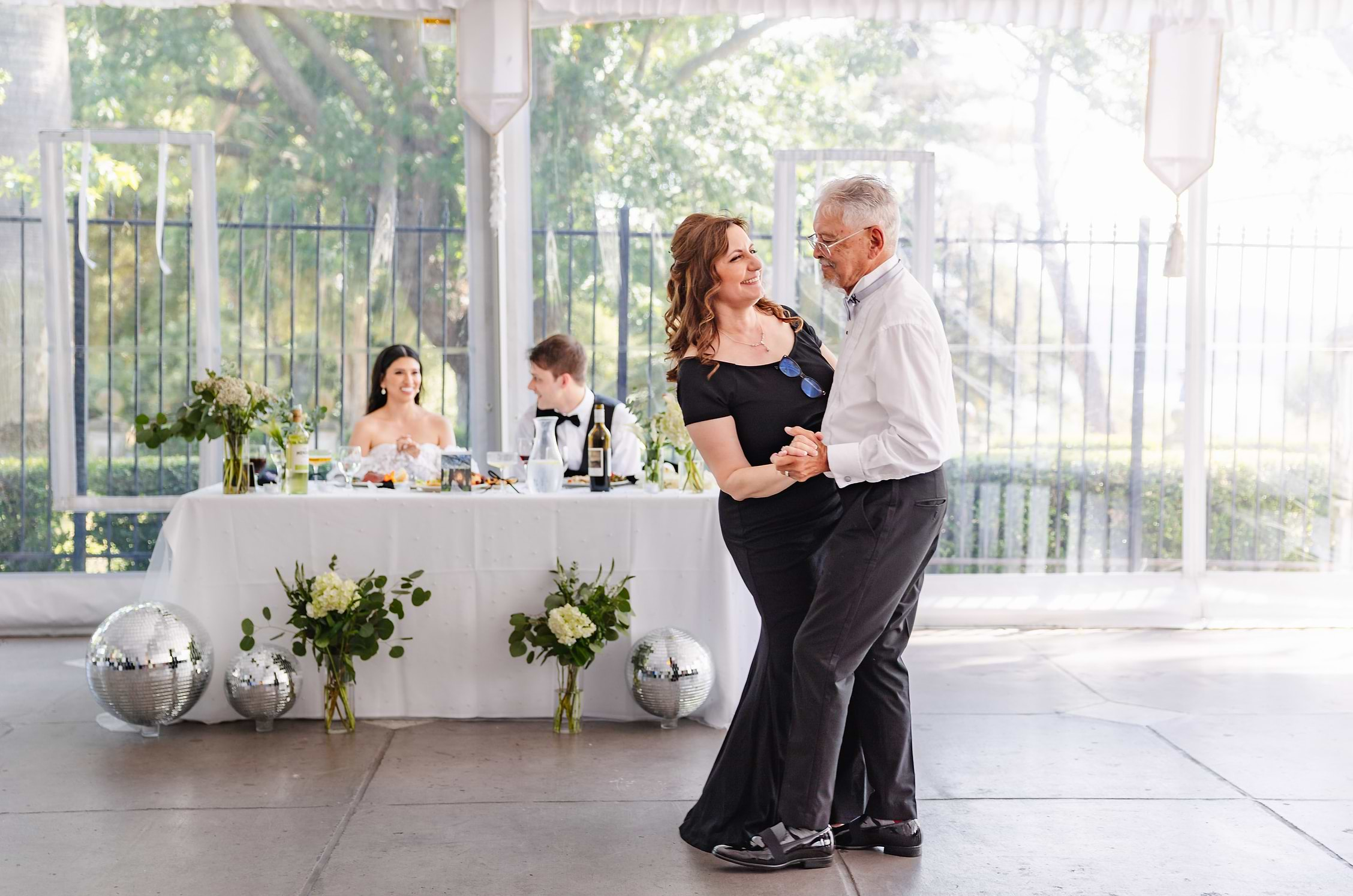 Anniversary Dance with Newlyweds at Jefferson Street Mansion by Wedgewood Weddings