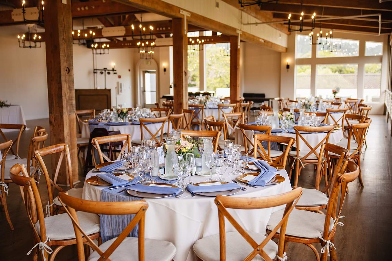 Beautiful grand hall at Carmel Fields by Wedgewood Weddings