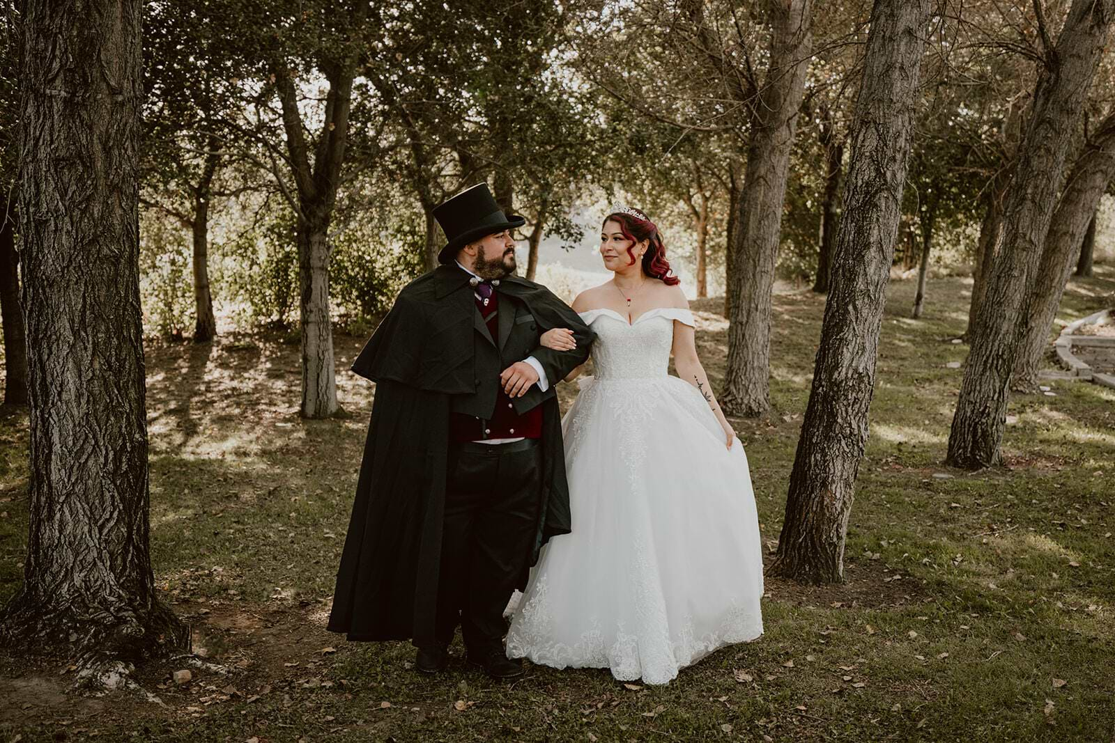 Halloween theme wedding at Vellano Estate by Wedgewood Weddings