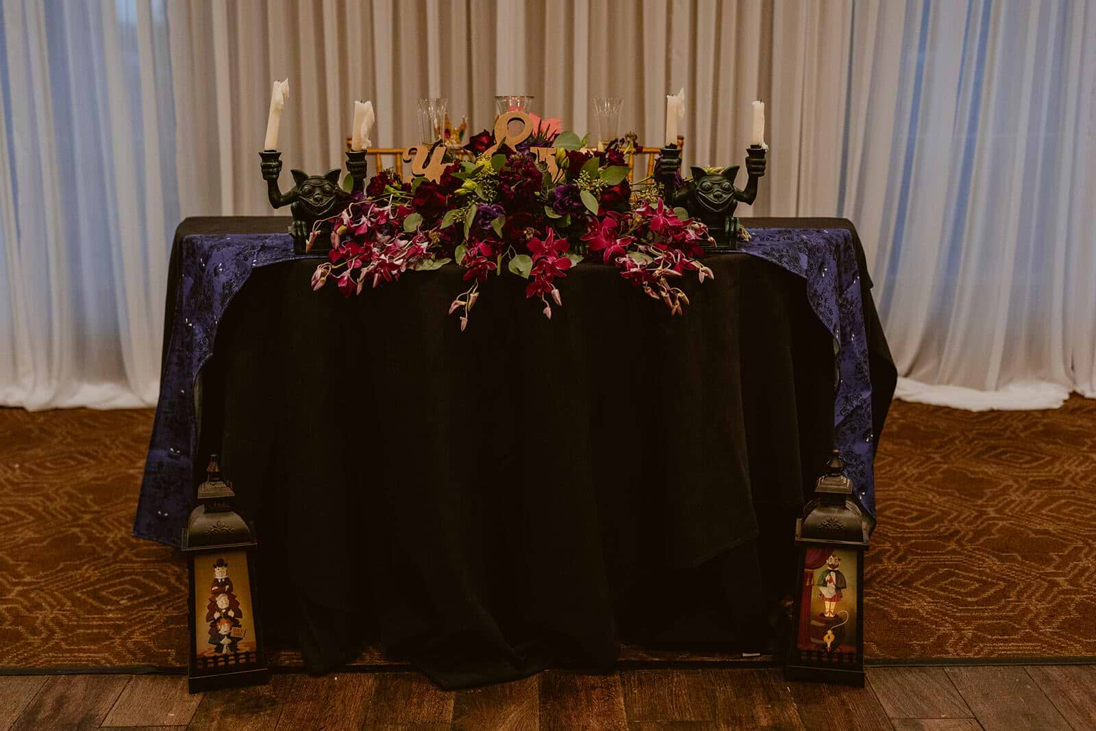 Spooky sweetheart table - Vellano Estate by Wedgewood Weddings