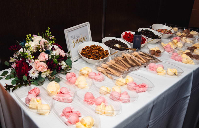 Sundae Bar at Pacific View Tower by Wedgewood Weddings - 1