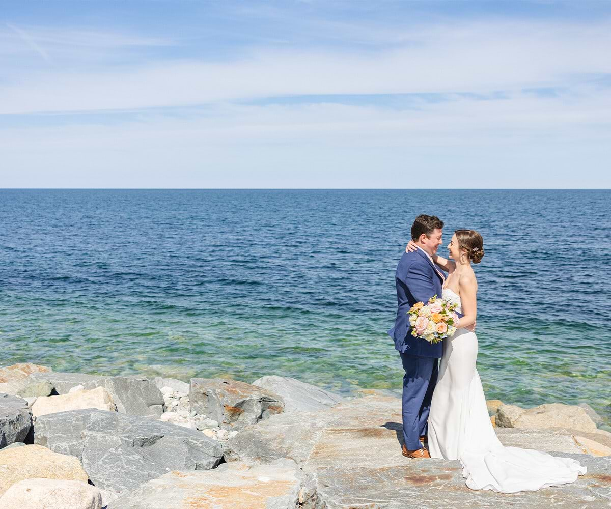 Gorgeous ocean views at Barker House by Wedgewood Weddings