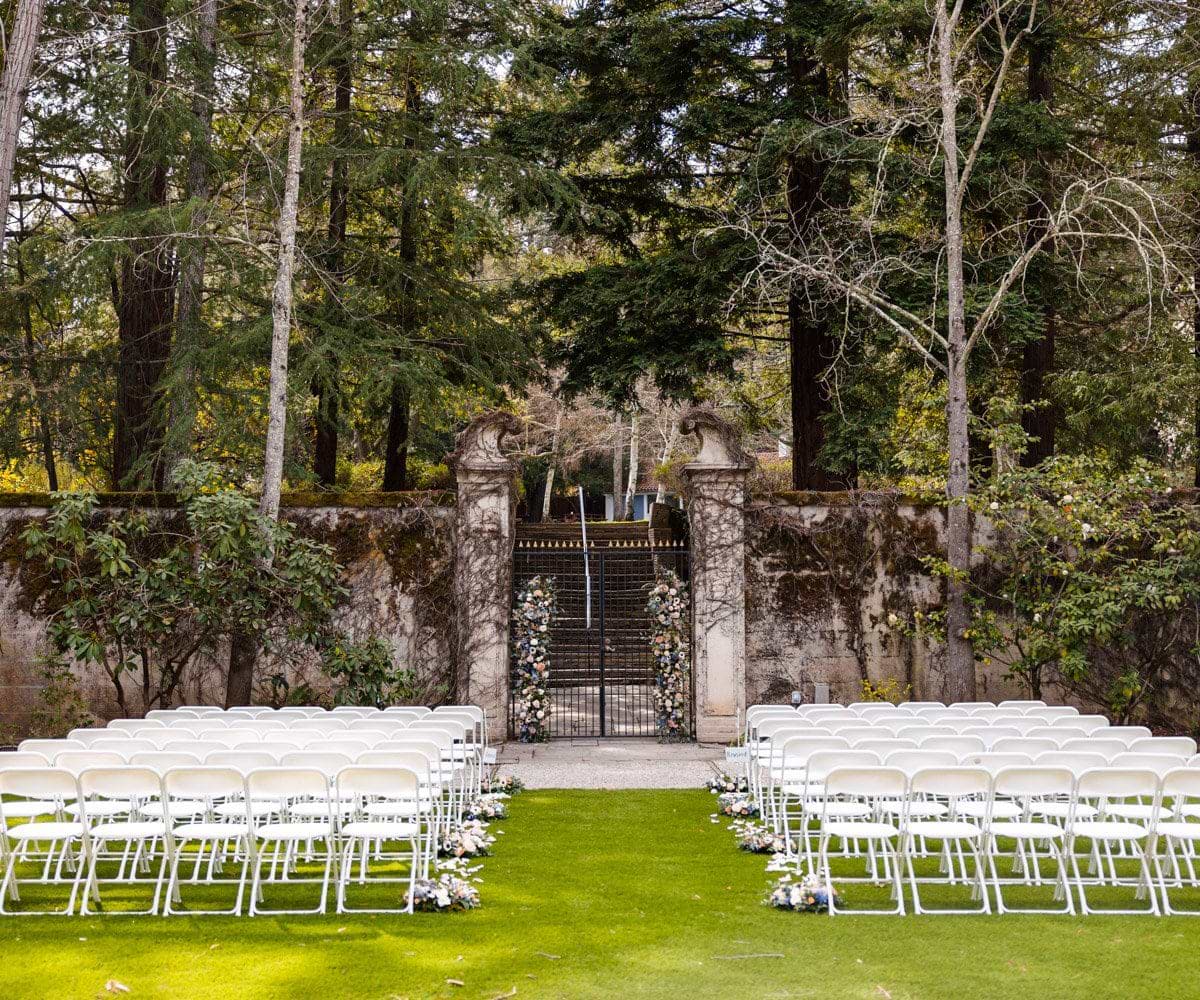 Parkland gate ceremony site - Moraga, CA - Hacienda de las Flores by Wedgewood Weddings - 1-1