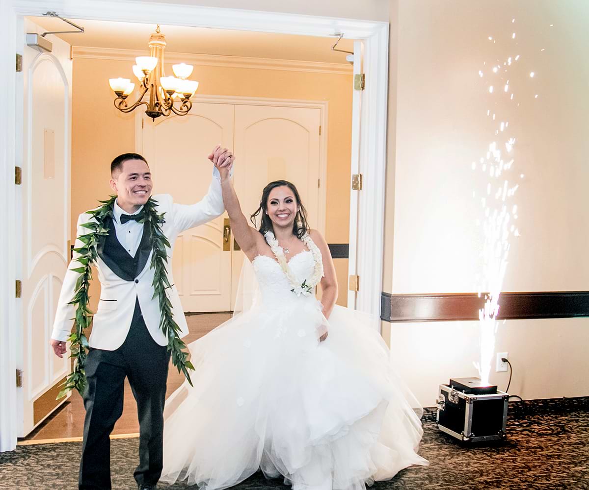 Grand Entrance with Sparklers at Sterling Hills by Wedgewood Weddings