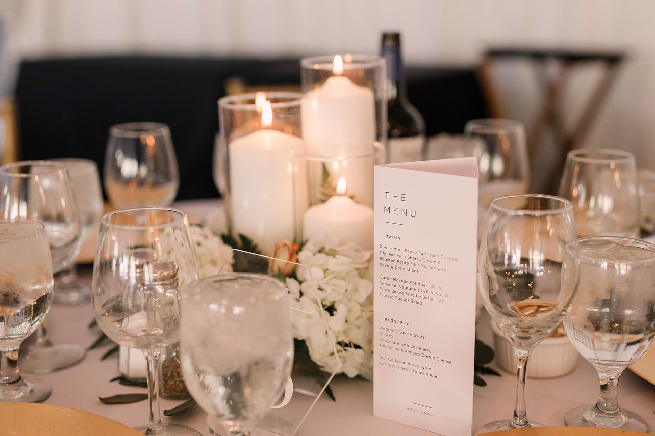 Mitch and Raelyn's tablescape