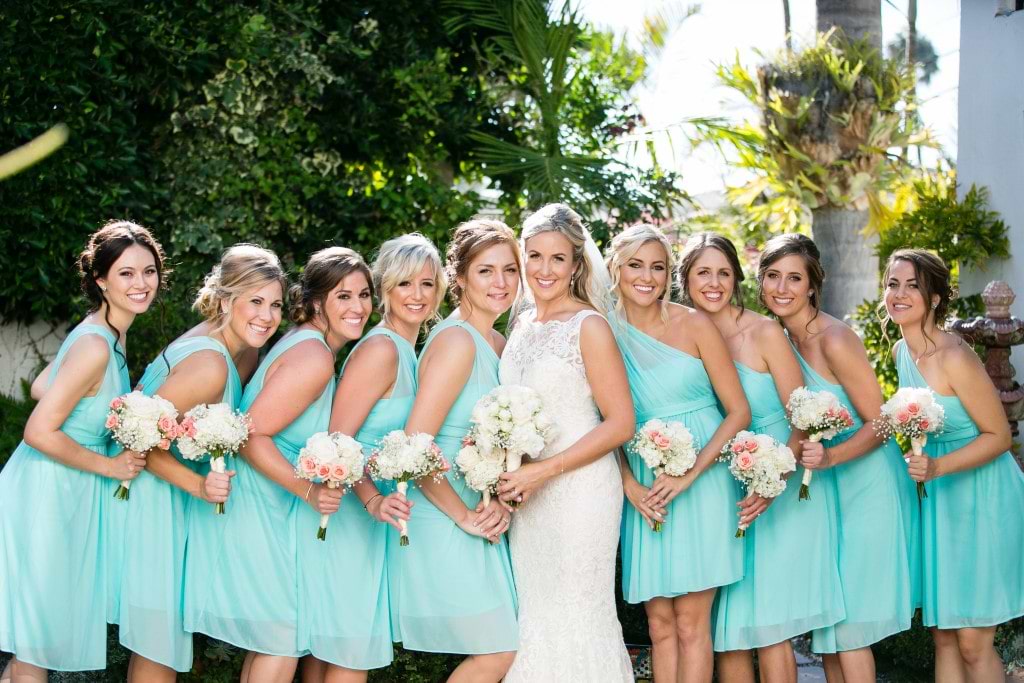 beautiful turquoise wedding in Southern California San Clemente