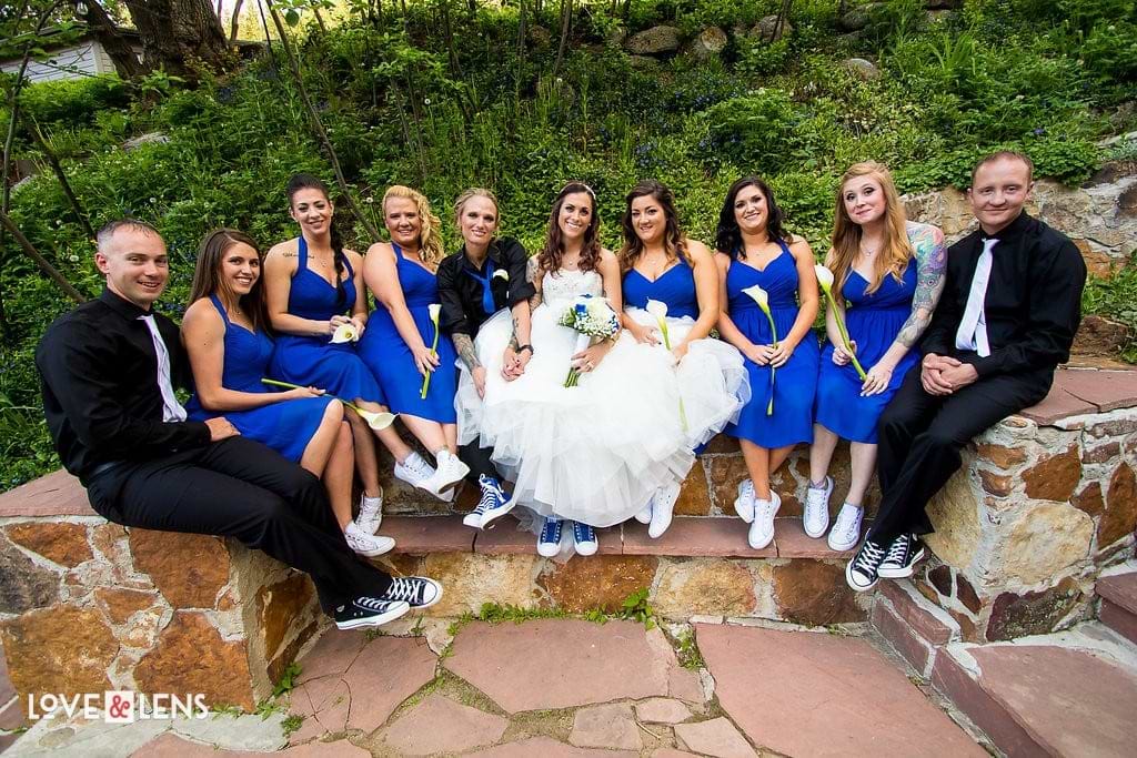 sneakers wedding party ideas