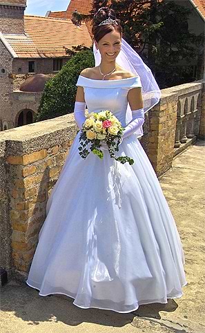 wedding dress style with gloves