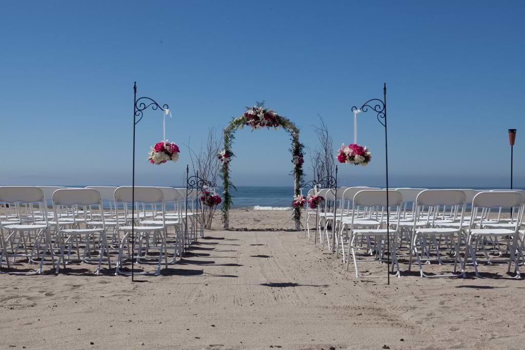 Beach Ceremony - Tower Club - Oxnard, California - Ventura County -- Wedgewood Weddings