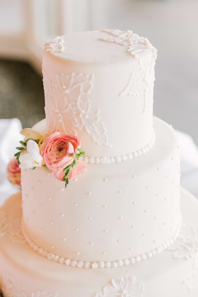 gorgeous white tier Wedgewood Weddings Cake