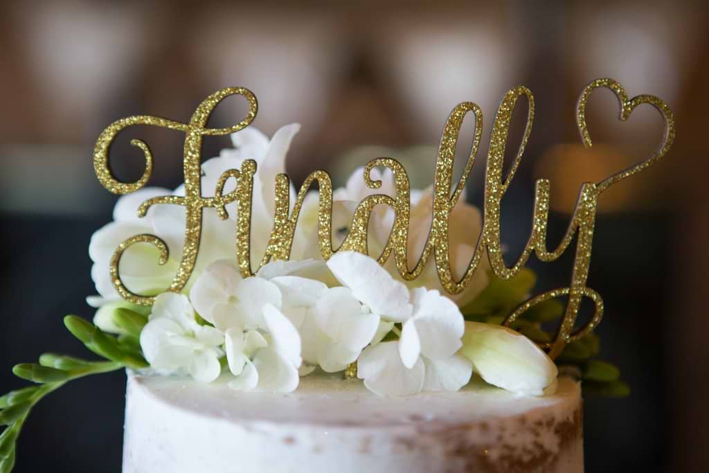 gorgeous wedding cake topper at Wedgewood Weddings