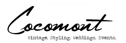cocomont vintage styling wedding events logo