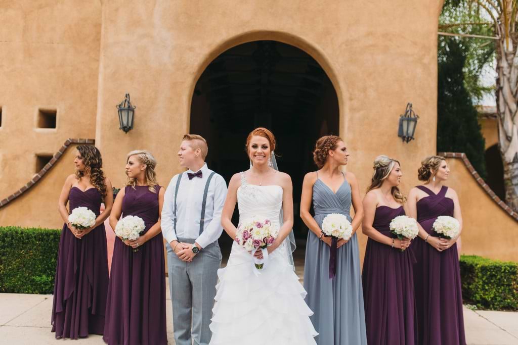 gorgeous bride with bridesmaids at the Retreat by Wedgewood Weddings