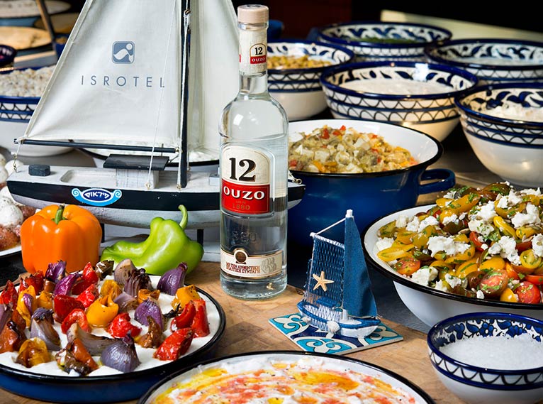 Greek Breakfast at Isrotel Hotels