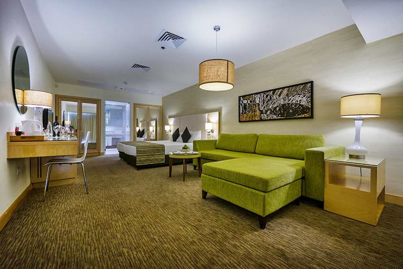 חלל החדר ישרוטל גנים ים המלח