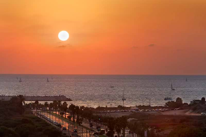 Sunset herzliya