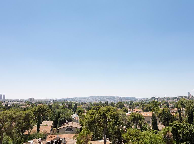 נוף מחדר משפחה אוריינט ירושלים
