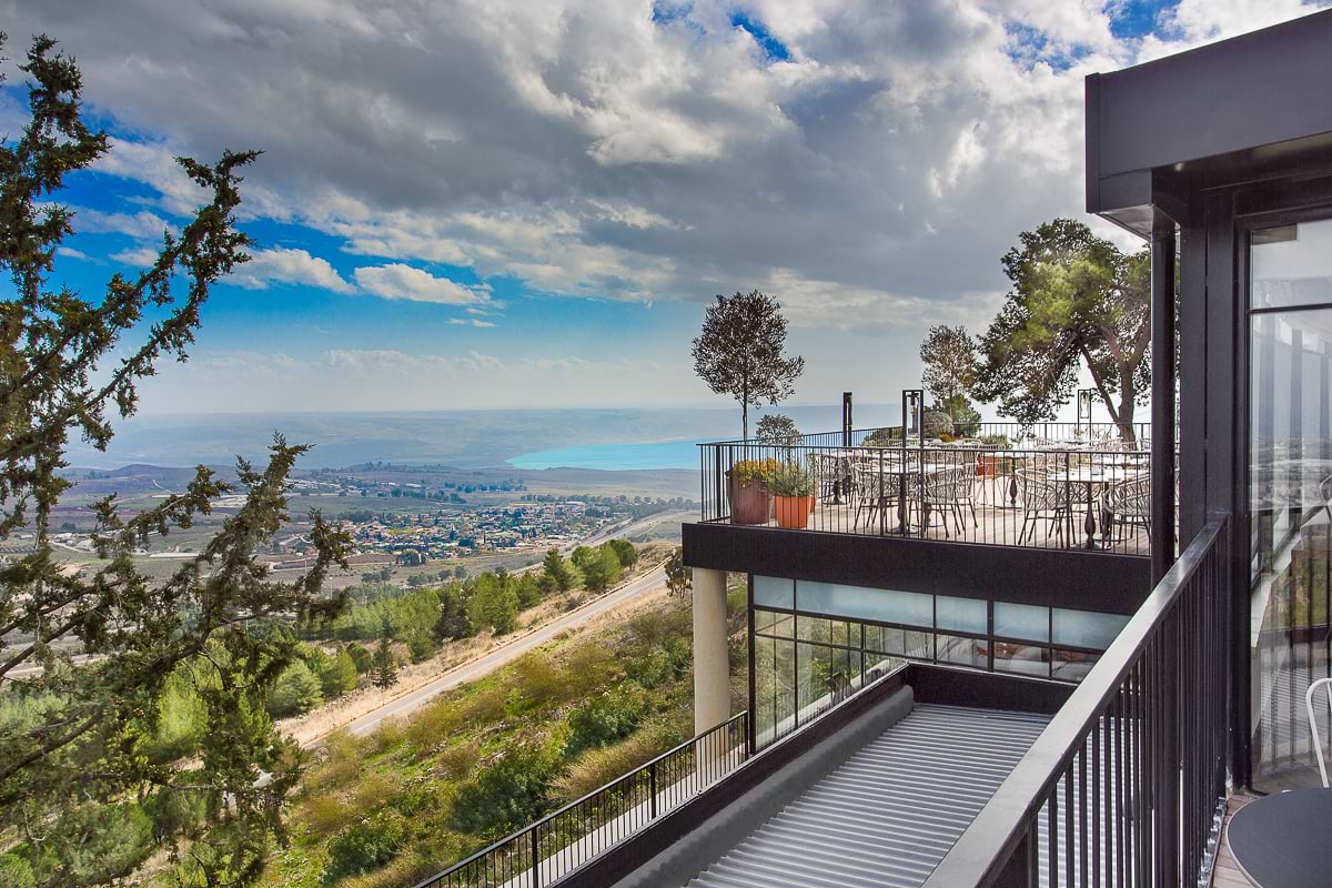 מרפסת בחדר במלון הבוטיק מצפה הימים