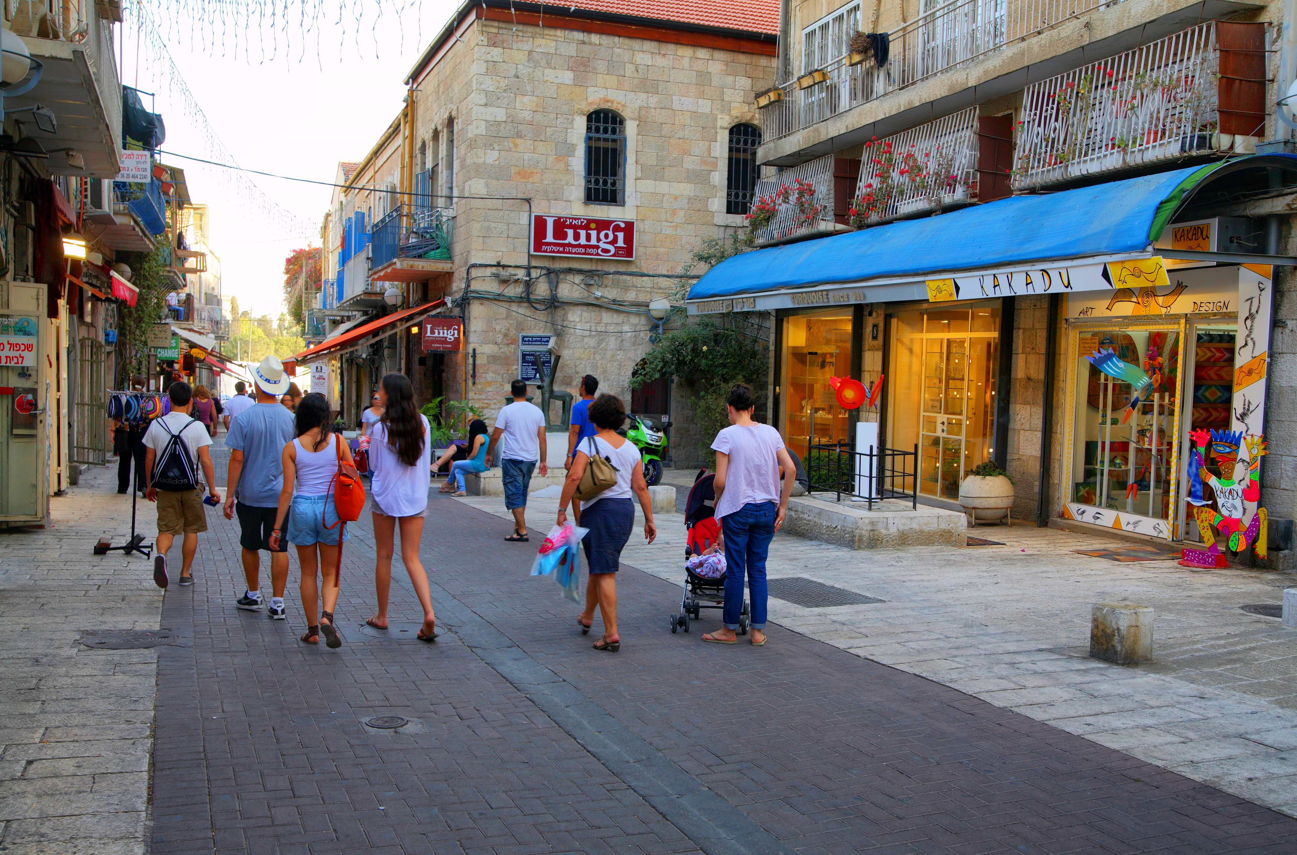 group of people walking