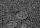 A close up of water droplets repelled by a Bolstr bed