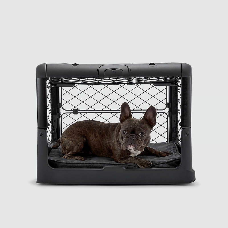 Pets at Home Double Door Dog Crate Grey X Small