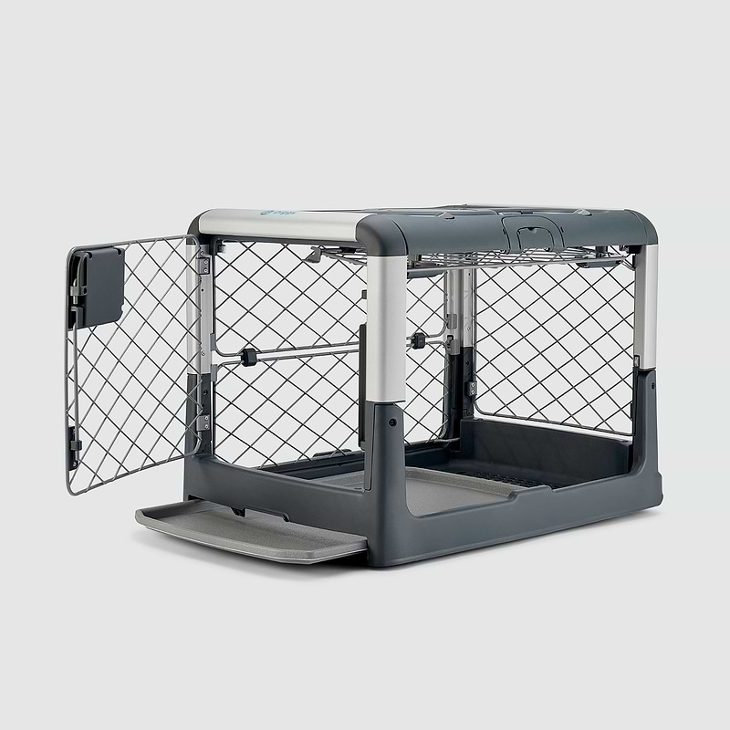 A gray Revol Dog Crate