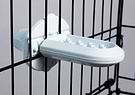  A close up of a Groov in a dog crate 