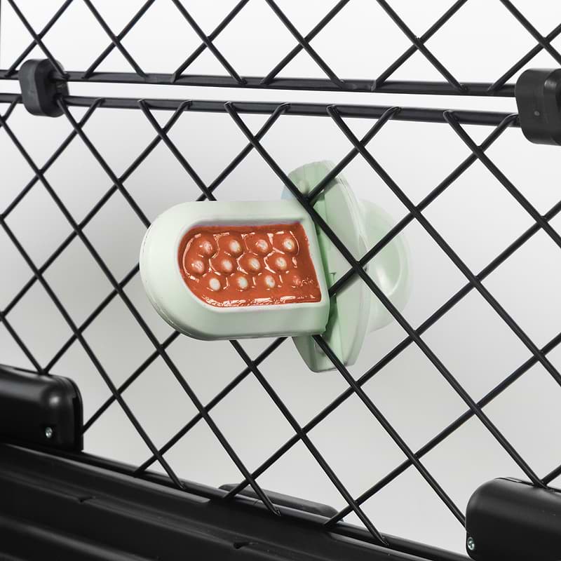 Pup-kin Spice Treat Spread on a Groov Training Aid affixed to a crate