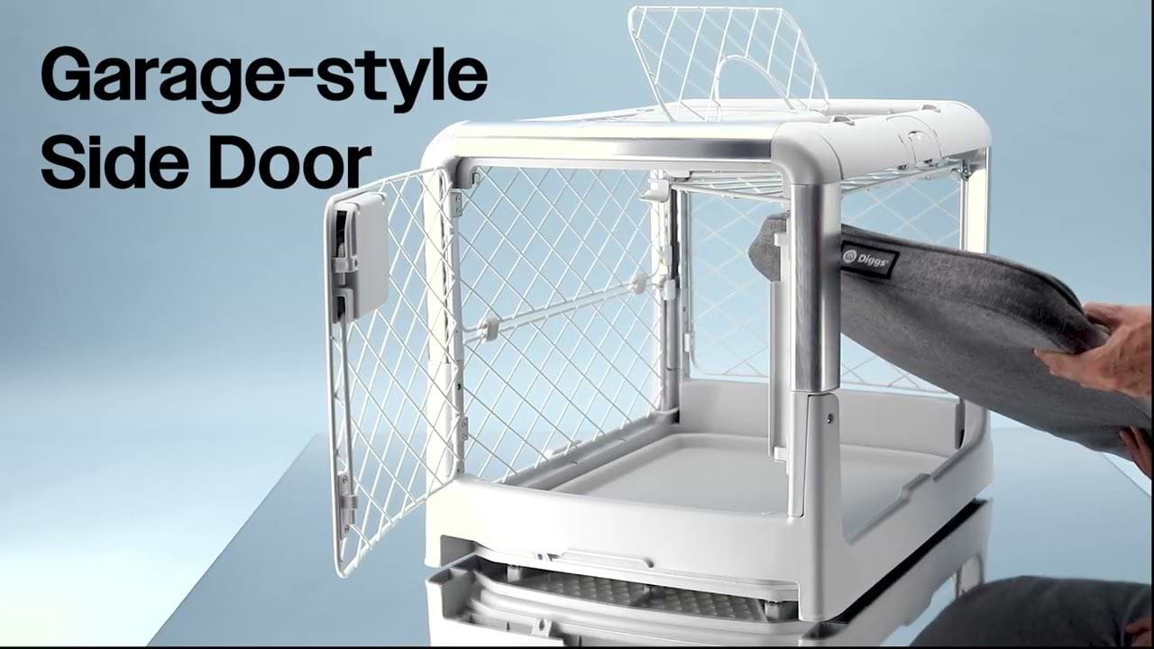 Thumbnail image from Revol feature video showcasing the garage-style side door