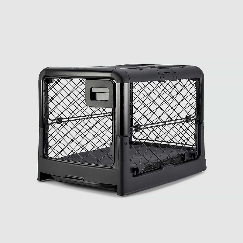 Collapsible mesh dog discount crate