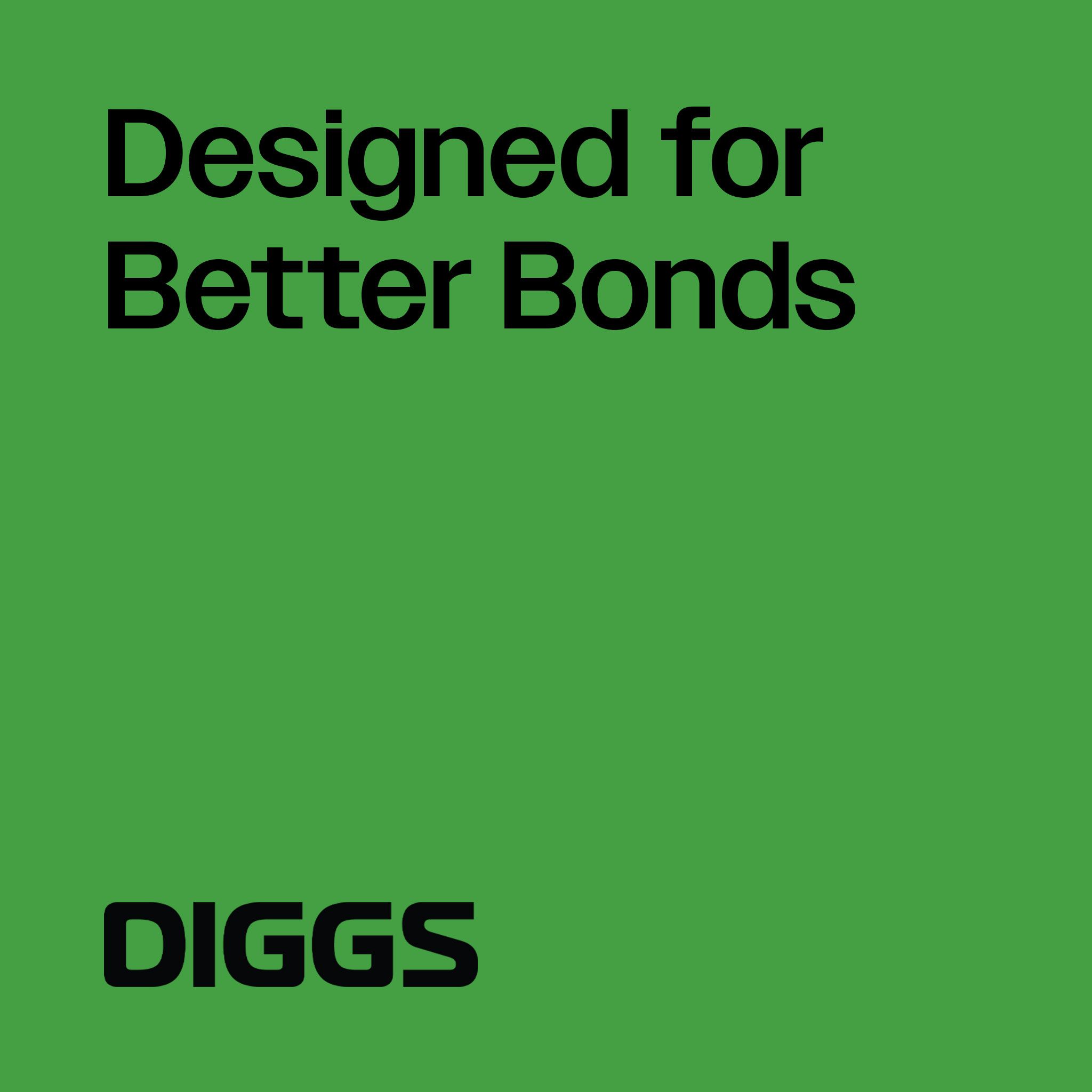  a green background with the words designed for better bonds 