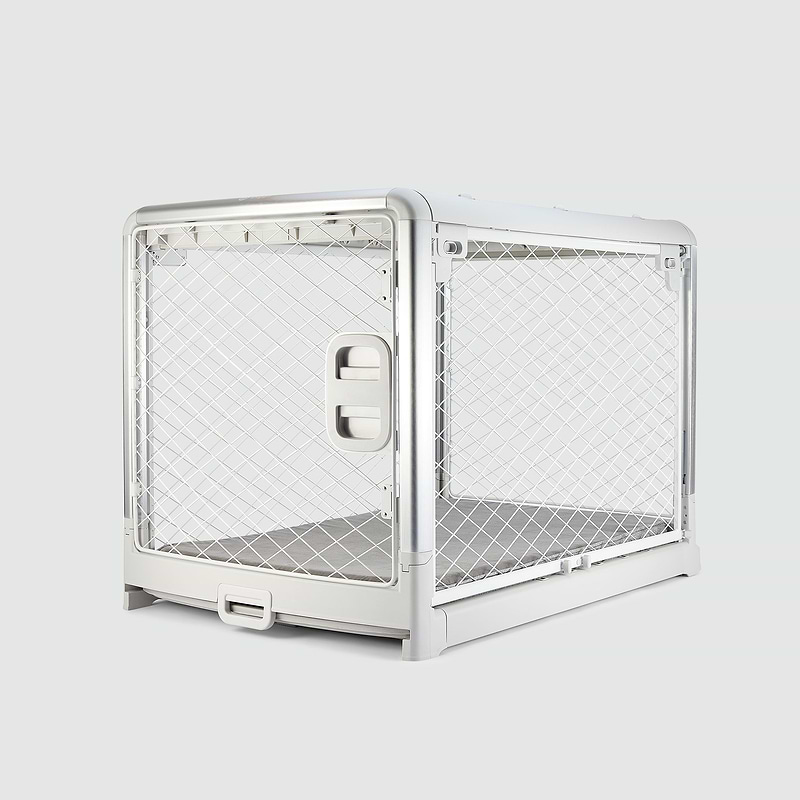 White metal deals dog crate