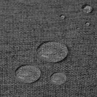 Bolstr Back A close up of water droplets repelled by a Bolstr bed
