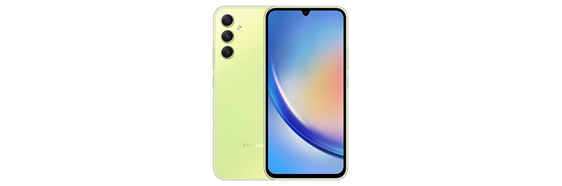 סמארטפון Samsung Galaxy A34 5G 128GB 6GB RAM SM-A346E/DS - צבע ירוק שנה...