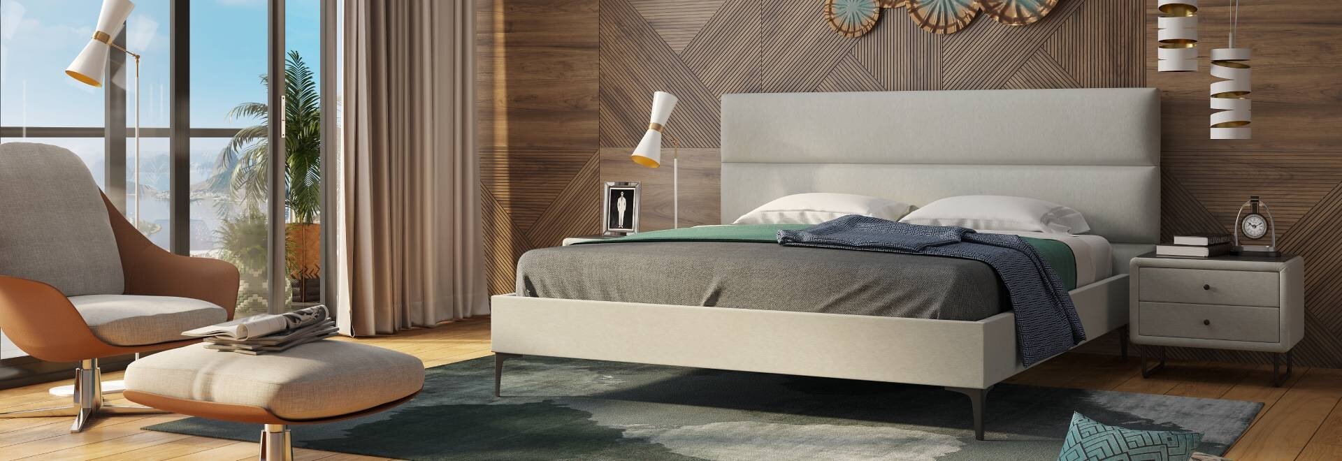 מיטה זוגית Diamond אווירה אירופלקס