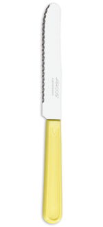 Cuchillo Mesa Amarillo Polipropileno 