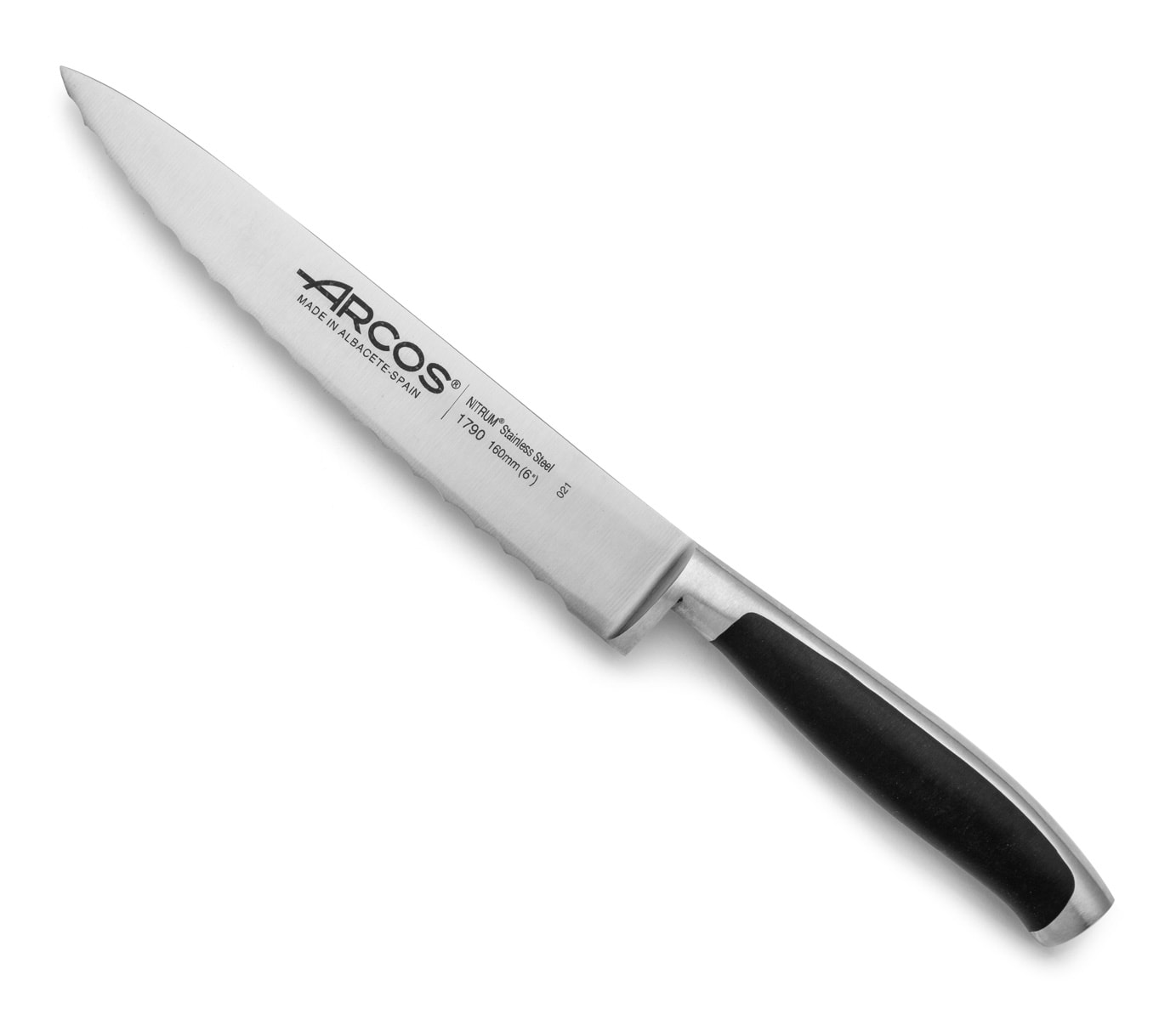 Compra Arcos Serie Universal - Cuchillo para Queso, Hoja de Acero  Inoxidable NITRUM 145 mm, Mango de Polioximetileno (POM), Color Negro en