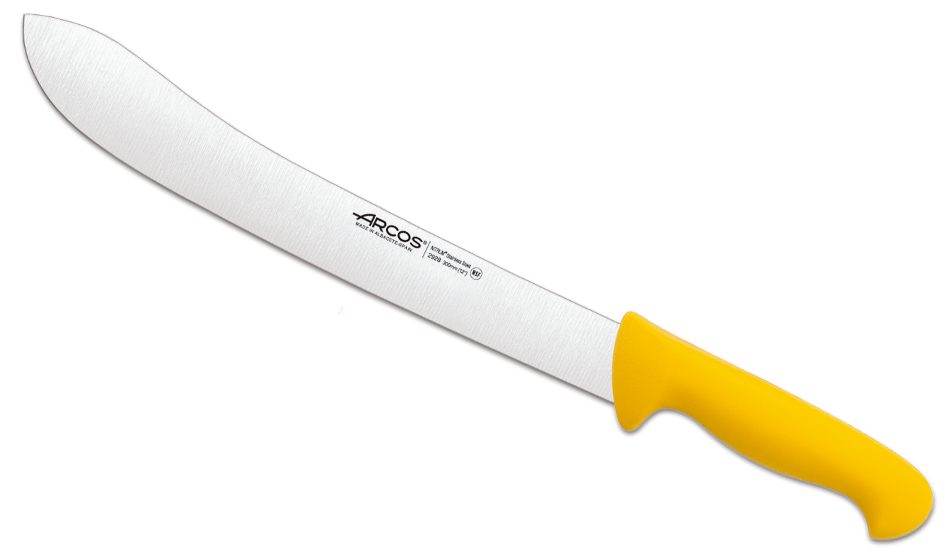 Arcos butcher knife 2919 with 30 cm blade and polypropylene handle -  18-291900 - Arcos