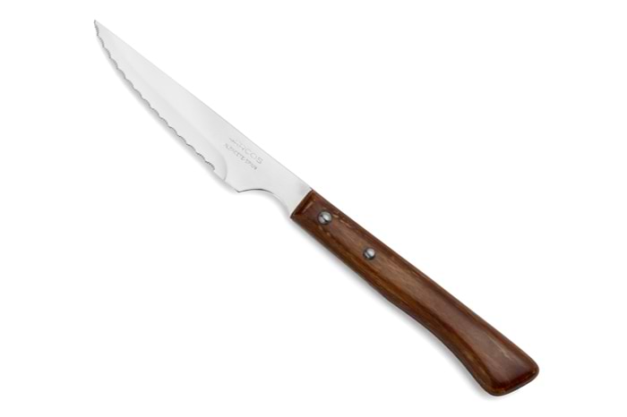 Steak Knives Wood Handle - Steak Knives Set of 8 Built 5Cr15Mov Stainless  Steel HRC57-58 Hardness Razor Sharp Full Tang (Not dishwasher safe)