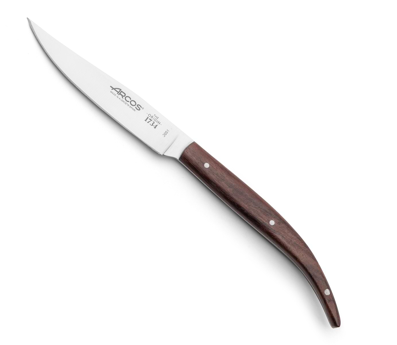 Cuchillo de mesa para carne Arcos, mango madera 11 cm - Lamenajeria