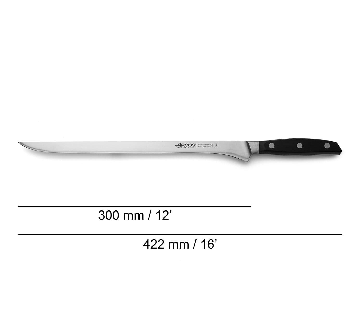 Coupe fromage 2 mains 400 mm Arcos
